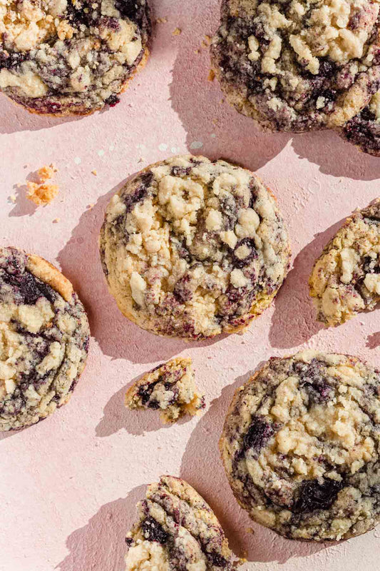 galletas de arandano y limon