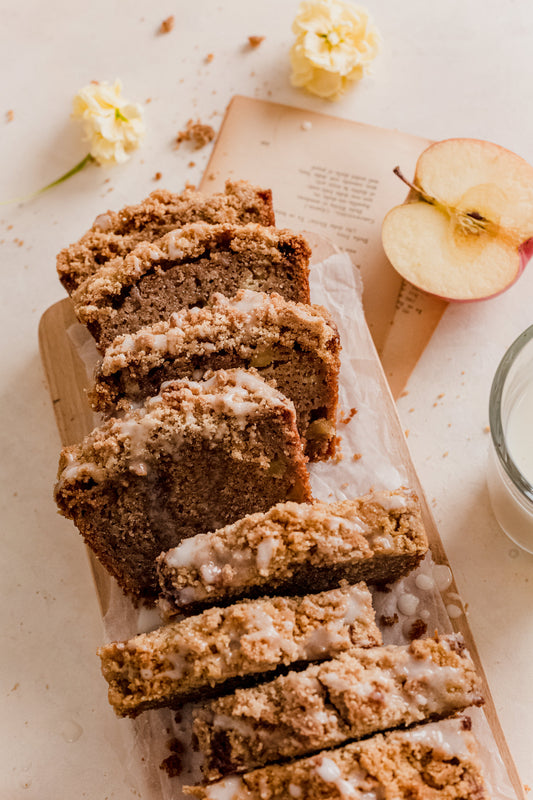 queque manzana apple bread