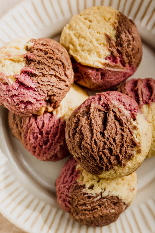 Galletas tricolor napolitanas