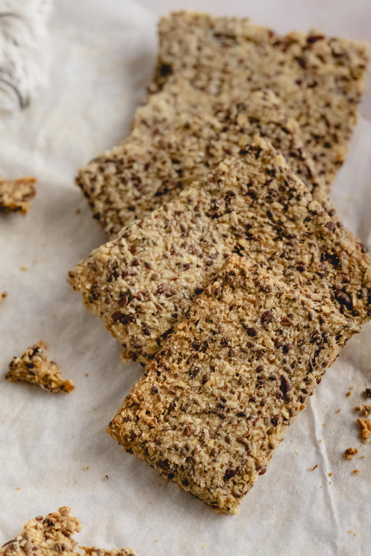 Galletas crackers semillas