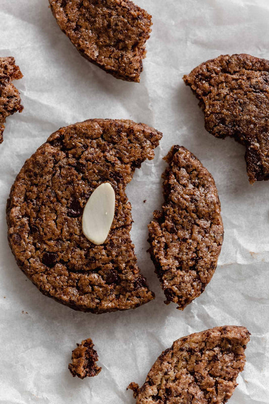 Galletas de chocolate y almendra