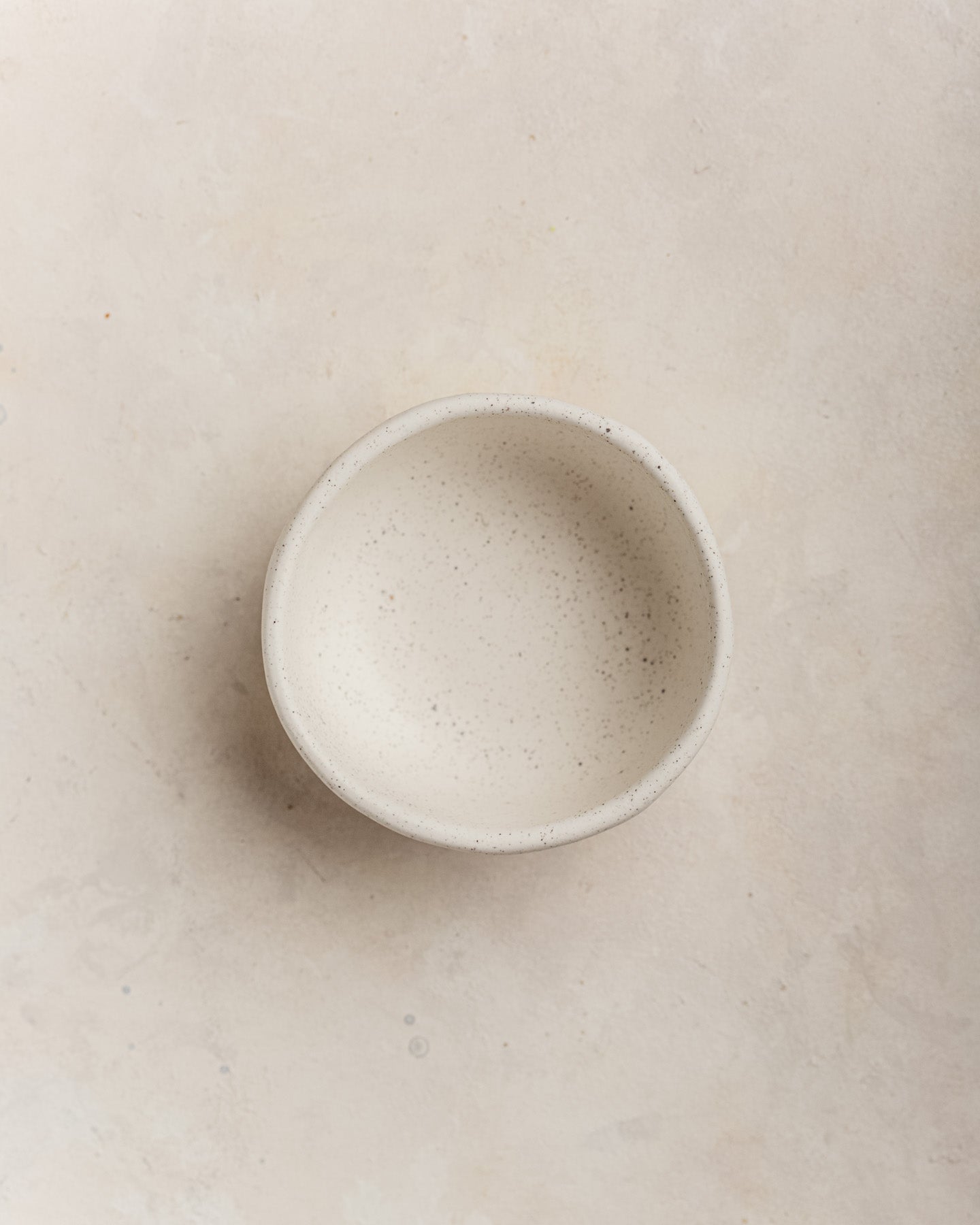 Pocillo Edge Blanco mate moteado alto