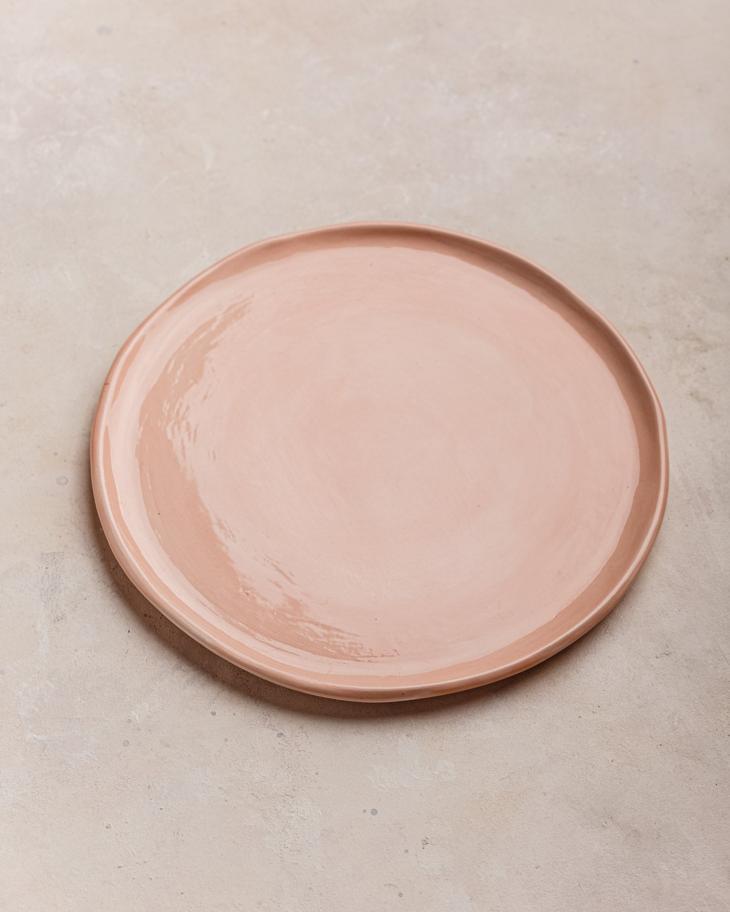 Plato edge coral brillante L