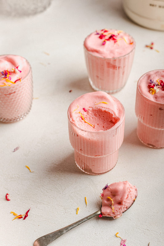 Bavaroise de frambuesa