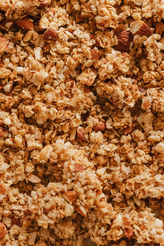 granola avena miel y almendras
