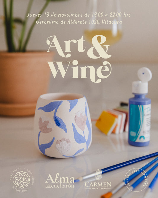 art and wine taller