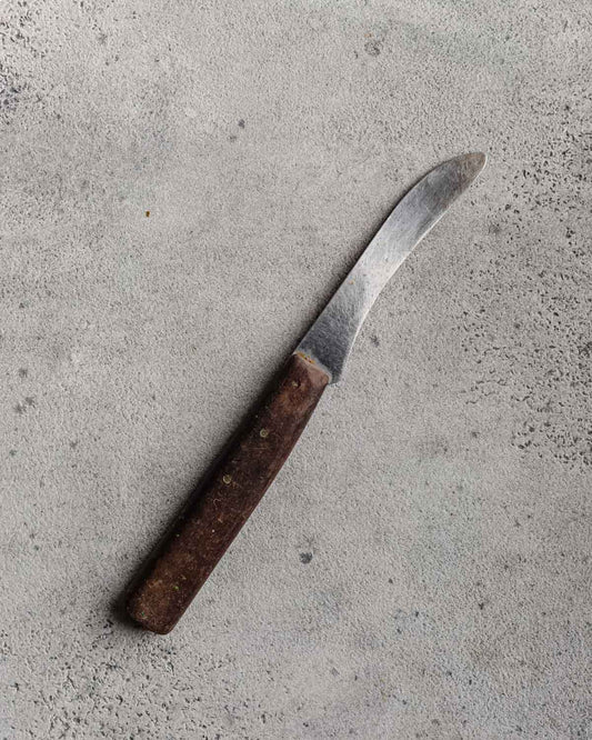Cuchillo rústico mango madera